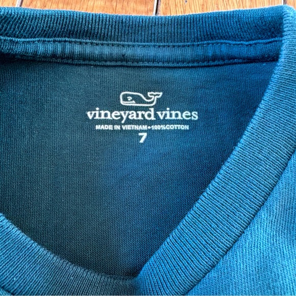 3 Vineyard Vines Logo Long Sleeve T-Shirts Boys Sz 7 Halloween Christmas Santa - Picture 12 of 12